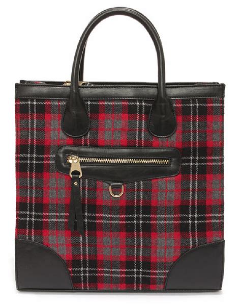 flannels burberry tote bag